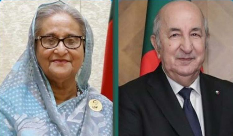 আলজেরিয়া প্রেসিডেন্টের আমন্ত্রণ, শেখ হাসিনাকে অভিনন্দন